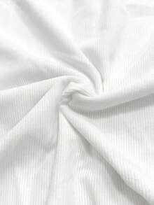 EMERY ROSE Áo nỉ nữ cỡ lớn in chữ, kiểu dáng thường ngày, thích hợp cho mùa thu và mùa đông. - trắng - Xem 3