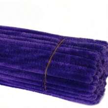 50/200/400 Stück gemischte lila Pfeifenreiniger, faltbare grüne Chenille-Stäbe Pfeifenreiniger, Weihnachts-Bastelutensilien für DIY-Basteleien und Reinigung, Bastelbedarf und Dekoration Chenille-Stiele - gemischtes Lila - Übersicht 12