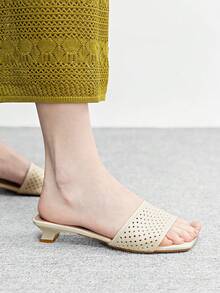 CUCCOO BIZCHIC 女士高跟凉鞋 - 米白色 - 查看 5