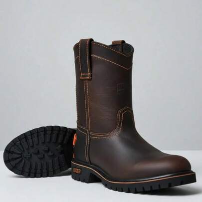 Rogeri Botas Establo Hombre Uso Rudo Trebol Parche Antiderrapante