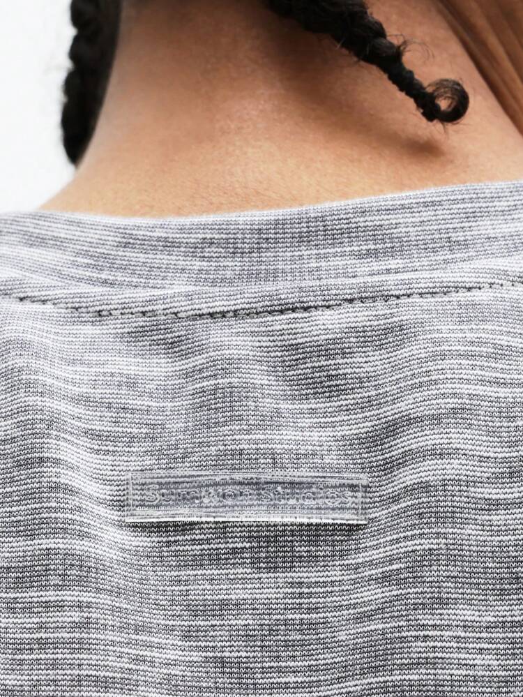 Canotta girocollo mélange