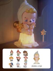 POKOJA LAND Blind Box Collectible Figurine Gift, Cute Decor,Vintage Lifestyle Themed Character Blind Box, ABS Collectible Figurine Set (9 Regular + 1 Hidden Style), Cute Desktop Decor Figurine, Perfect Birthday Christmas Gift For Friends Family Anime Figure Enthusiasts - Tide play blind box - View 13
