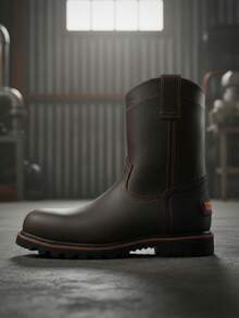 Rogeri Shoe Work Heavyweight Steel Helmet Anti-Slip - CAFE - View 2