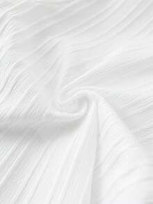 SHEIN 男童白色短袖襯衫與條紋長褲2件套，適合春夏季外出、度假、節日、婚禮、返校 - 白色 - 查看 12