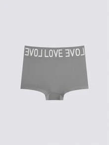 Loungeista 4 件套字母腰带无缝中腰塑身内裤，高弹力透气网眼面料女士内衣，舒适柔软贴合女士内裤 - 彩色 - 查看 7