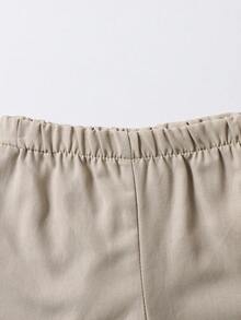 2件套新生男宝宝夏季休闲纯色衬衫短裤套装，适合生日派对、晚宴、演出、婚礼、迎婴派对、婚礼宾客、花童、戒指童等场合。 - 彩色 - 查看 5