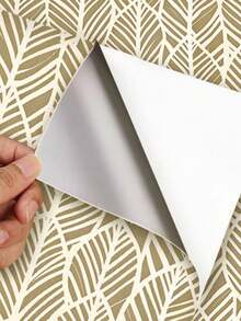 Cirelle Removable Faux Rattan Wallpaper - 3m Self-Adhesive Geometric Line Design, Waterproof & Thickened For Easy DIY Room Makeover - Multicolor - View 9