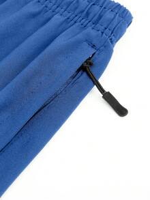 Manfinity Homme Men's Summer Casual Bird Print Drawstring Waist Shorts