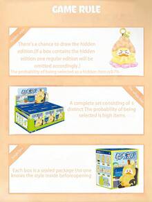 POKOJA LAND Blind Box (Non-Plush Filling), Suitable As Holiday Gift For Friends,Pirate & Daily Lifestyle Duck Character Blind Box, ABS Collectible Figurine Set (6 Regular + 1 Hidden Style), Cute Desktop Decor Figurine, Perfect Birthday Christmas Gift For Friends Family Anime Figure Enthusiasts - Tide play blind box - View 6