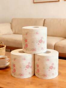 Joivida 8 Rolls Of High-Quality, Attractive Core Toilet Paper, 8 Rolls Of Flushable Toilet Paper, Rose-Patterned Toilet Paper Rolls, Suitable For Various Occasions, Premium And Practical Toilet Paper - Multicolor - View 17