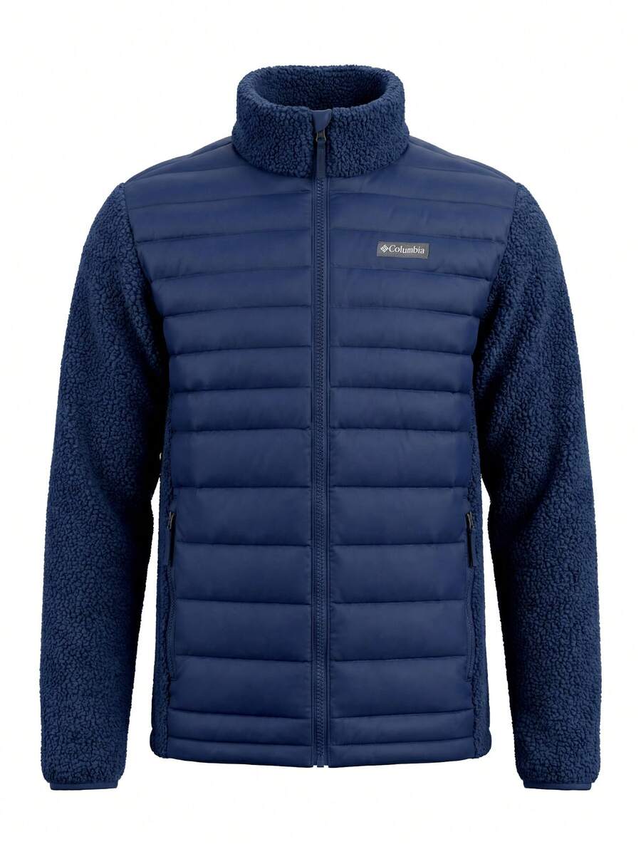 Columbia Men's Hybrid Down Jacket Blue - Navy Blue - View 1