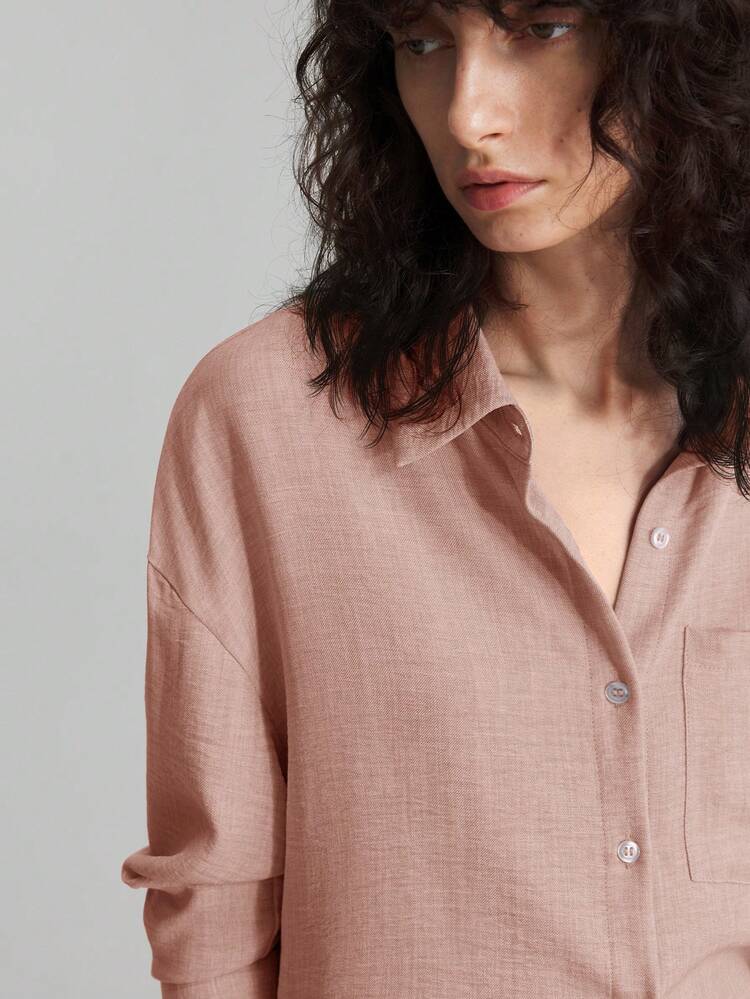 2026SS Women's 2 Pieces Outfit, Casual Home Wear Set, Beach Resort Wear Long Pants + Long Sleeve Shirt Set, Business Casual Women's Clothing, Elegant Vacation Beach Outfit, Holiday Outfit, Office Wear