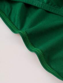 Velminro 3pcs Military Green 100% Cotton Men's Boxer Briefs Green Panties Panties Pack - Army Green - View 6