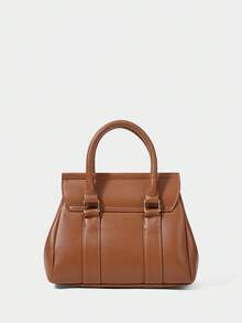 SHECARRY Women's Handbag, Fashion & Versatile, Suitable For Daily Commute, Travel, Shopping, Casual Outing - Brown - View 7