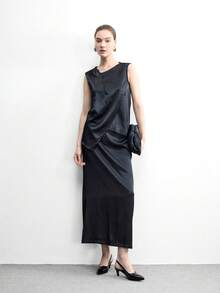 CUCCOO BIZCHIC Women Shoes Spring And Autumn New Pointed Middle Heel Black Back Strap Empty Women's High Heel Shoes Empty Shoes Simple Commuter Daily Versatile Work Women's Shoes Valentine's Day - Black - View 6