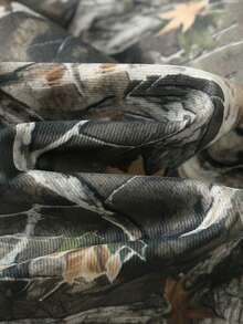 SHEIN Newborn Baby Boy Cute Versatile Casual Military Green Leaf Print Romper - Multicolor - View 6