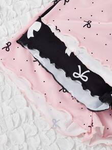 6PCS Tween Girls Pajamas - Multicolor - View 4