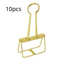 10个/20个/30个装回形针，非常适合整理纸张、便签、照片和文件 - 办公、家庭、学校和手工用品 - 多色 - 查看 10