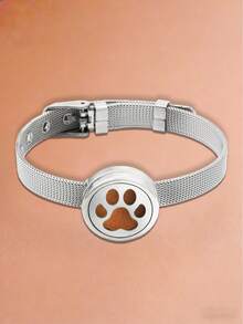 Wholesale Stainless Steel Aroma Diffuser Bracelet, Adjustable Essential Oil Diffuser, Perfume Bracelet. - Royal Blue - View 10