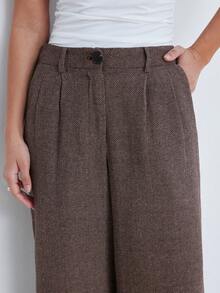 Aveloria Modichic Vintage Style Plaid Loose Fit Slimming Casual Pants - Multicolor - View 5