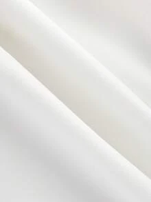 GlowEve CURVE 大码女式休闲百搭荷叶边短裤 - 白色 - 查看 8