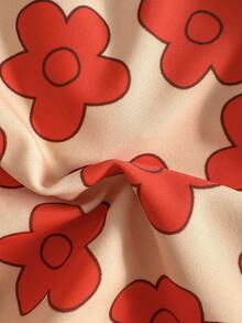 女婴碎花长袖连体泳衣，带帽子，防晒，适合游泳和度假 - 彩色 - 查看 8