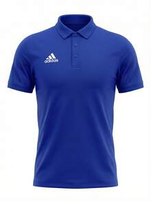Adidas Entrada 22 Men's Polo Shirt Blue - Royal Blue - View 1