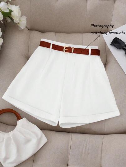 Rometta Pantalones cortos de mujer de talla grande informales