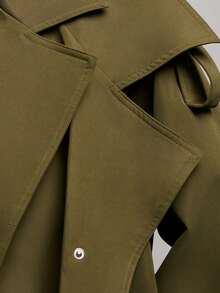 Nöista Oversized Jacket With Wide Lapel And Lightweight Structured Fit. Chic And Modern, Perfect For Spring Outfits, Everyday Wear And Spring Styling. - Green - View 8