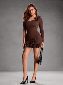 CUCCOO SZL Women's Fashion High Heel Pointed Toe Pumps, Suitable For Office, Party, Daily Wear Valentine's Day - Black - View 4