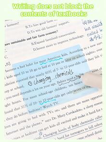 Zazumi Big Mouth Monster Design Pull Tab Sticky Notes Cute Pearl Finish Transarent Stationery Gift For Students Holiday Season Birthday Gift Ideas Must Haves - Multicolor - View 10