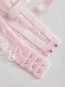 SHEIN Bộ 3 áo ngực có gọng tối giản dành cho nữ, nội y ren gợi cảm kiểu Pháp lãng mạn. - Nhiều màu - Xem 5