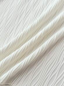 SHEIN Đầm ngắn màu mơ hở lưng dành cho thiếu nữ, kiểu buộc dây/xếp bèo ở gấu, thiết kế hai lớp, thích hợp cho tiệc tùng, hẹn hò, ngày Valentine, kỳ nghỉ, đi biển. - Màu be - Xem 6