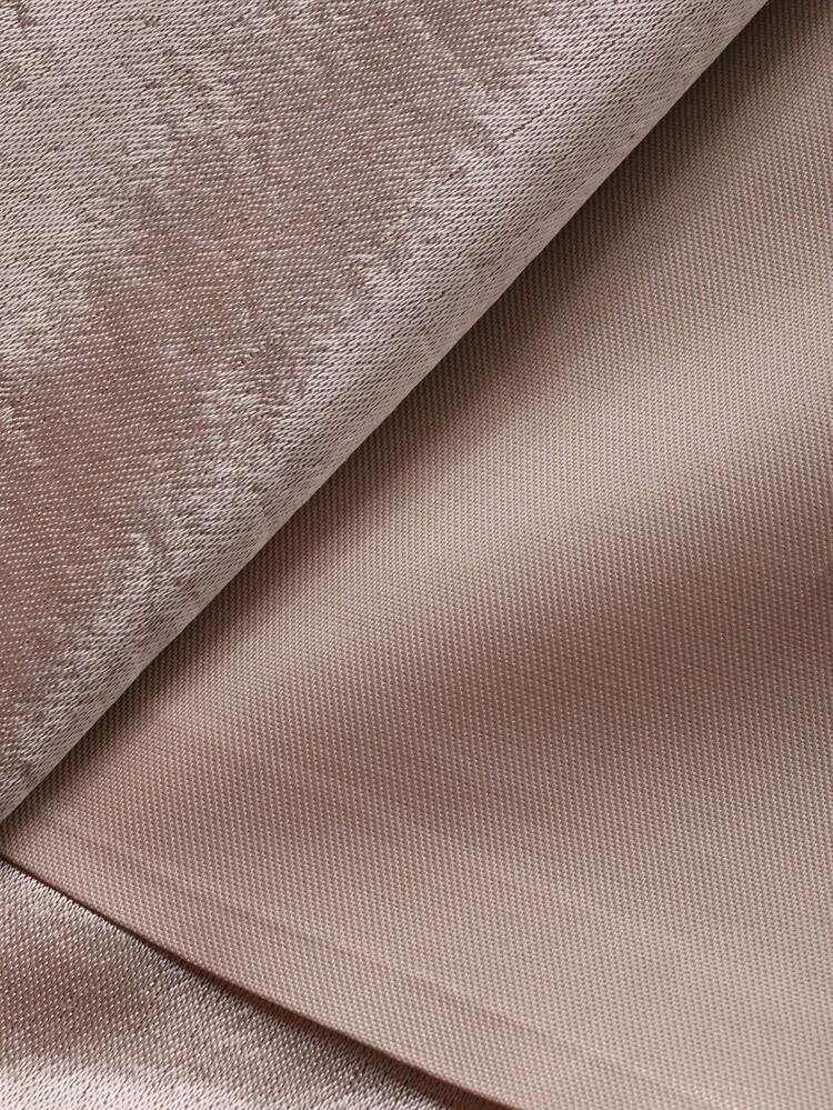 Apricot Satin Fabric Slightly Drunk Party Suit For Men, Spring/Summer