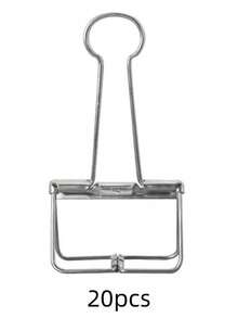 10个/20个/30个装回形针，非常适合整理纸张、便签、照片和文件 - 办公、家庭、学校和手工用品 - 多色 - 查看 19