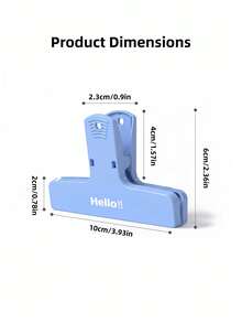 Joivida 磁性计划夹，强力吸附，办公用品，适用于文件、账单、书籍，节日生日礼物必备佳品 - 彩色 - 查看 4