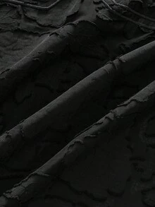 AXEPEAK Áo sơ mi nam tay ngắn, dáng rộng, cài nút, kiểu dáng thường ngày. - màu đen - Xem 6