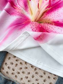 少女白色针织休闲简约印花修身吊带背心，适合春夏穿着，休闲百搭，可打造个性造型，日常穿着。 - 白色 - 查看 4