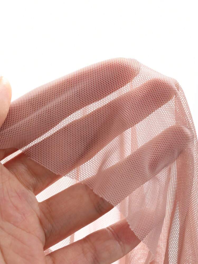 2pcs See-Through Mesh G-String Sleepwear Set With Bowknot Decoration And Lace Trimmed Open Front Sleep Dress For Going Out Lingerie For Women