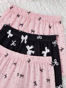 6PCS Tween Girls Pajamas - Multicolor - View 5