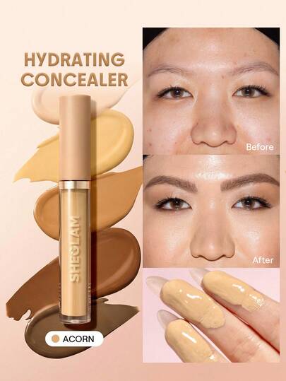 SHEGLAM Like Magic Fuktgivande Concealer-Acorn MäRke SköNhet Smink Kosmetika FöR Kvinnor Och Flickor Perfekt FöR Vinter Idealisk FöR Y2K Elegant Mode Passande FöR FöDelsedag GåVa Fest Klar BäSt FäRg