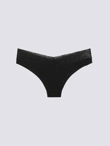 Loungeista 5 条装 女士多色蕾丝腰带三角裤 简约舒适内裤 - 彩色 - 查看 7