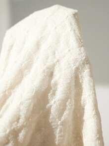 Bluhae 女士蕾丝边露背串珠优雅性感连衣裙，适合夏季度假 - 杏色 - 查看 7