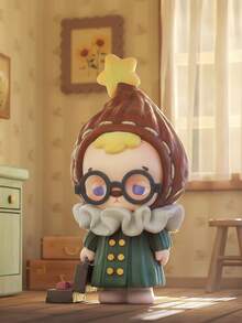 POKOJA LAND Blind Box Collectible Figurine Gift, Cute Decor,Vintage Lifestyle Themed Character Blind Box, ABS Collectible Figurine Set (9 Regular + 1 Hidden Style), Cute Desktop Decor Figurine, Perfect Birthday Christmas Gift For Friends Family Anime Figure Enthusiasts - Tide play blind box - View 3