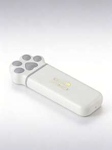 Joivida 1 Portable Creative Mini Cat Claw Pill Storage Box - Portable Daily Medication Storage Box With 3 Compartments, Independent Plastic Medicine Box - Love Multi Functional Jewelry Stand, No Power Required