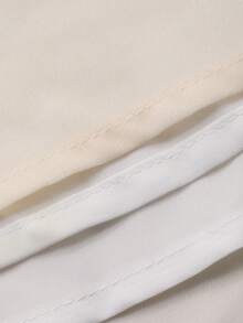 Dazy Plus Đầm voan tay phồng dáng rộng, màu mơ, in hoa thanh lịch, thích hợp cho các buổi hẹn hò và kỳ nghỉ, kiểu dáng mùa hè. - Màu be - Xem 3