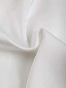 GlowEve Women's Casual Loose Fit Shirt With Ruffle Trim Design - White - View 6