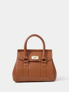 SHECARRY Women's Handbag, Fashion & Versatile, Suitable For Daily Commute, Travel, Shopping, Casual Outing - Brown - View 1