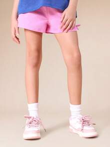 SUMWON Newport Print T-Shirt Co-Ord Set With Elastic Waist Shorts For Summer Casual Wear Vacation - Blue - View 4