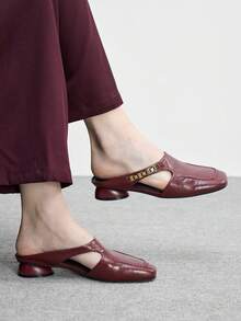 CUCCOO BIZCHIC Sepatu Mary Jane untuk Hari Valentine - Merah - View 3
